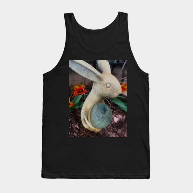 Stone Bunny in the Garden Tank Top by ElisabethFriday